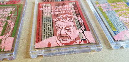 Baseball card art by Matthew Lee Rosen (aka Matthew Rosen) - Gum Stick Collector Cards - Ken Phelps (Seinfeld)