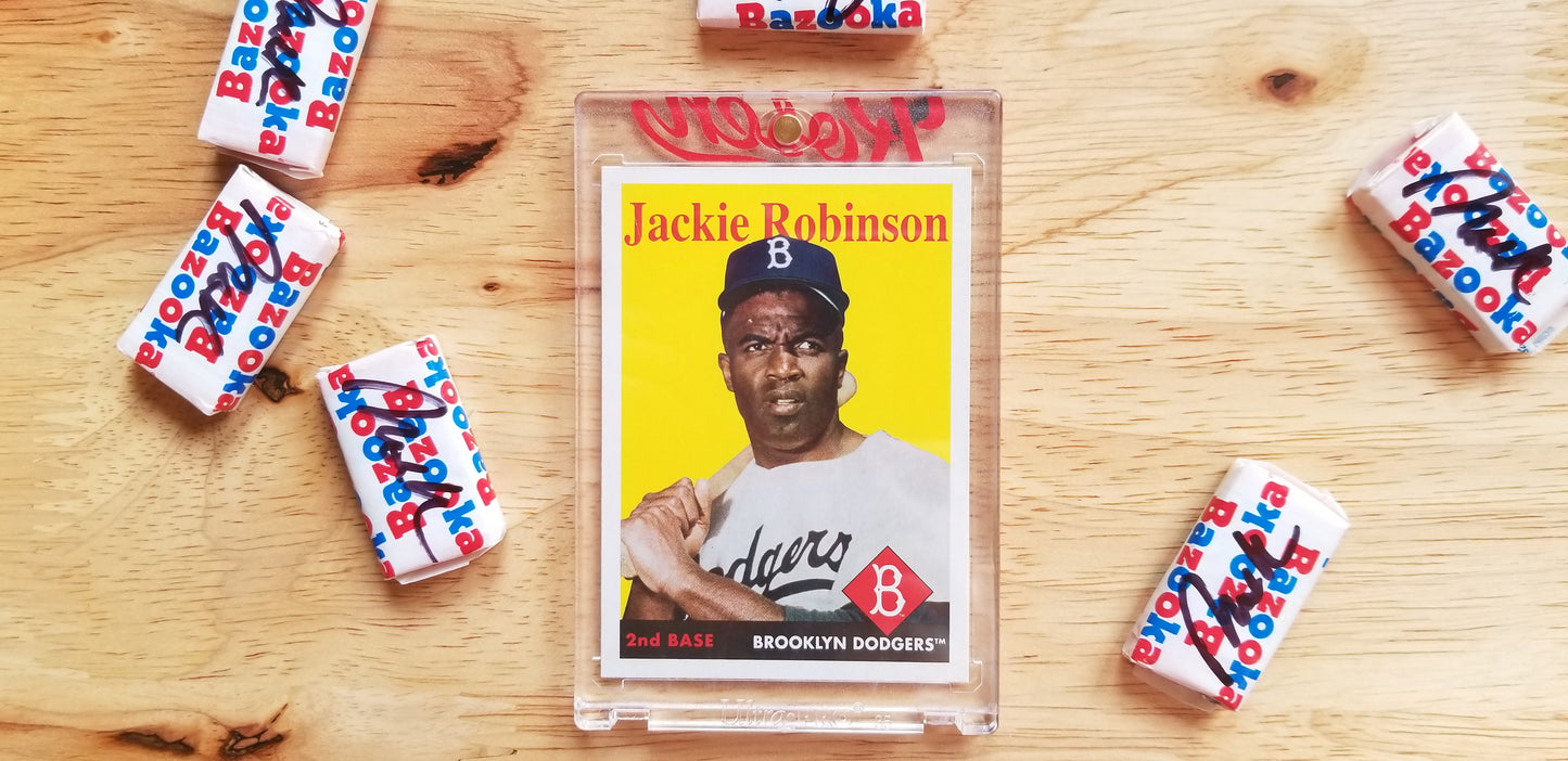 Baseball card art by Matthew Lee Rosen (aka Matthew Rosen) - MLK