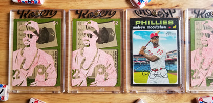Baseball card art by Matthew Lee Rosen (aka Matthew Rosen) - Andrew McCutchen