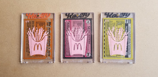 Baseball card art by Matthew Lee Rosen (aka Matthew Rosen) - Gum Stick Collector Cards - Mark McGwire (Big Mac)