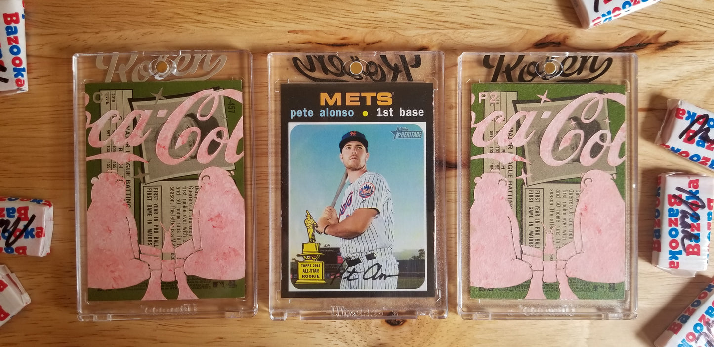 Baseball card art by Matthew Lee Rosen (aka Matthew Rosen) - Pete Alonso Polar Bears