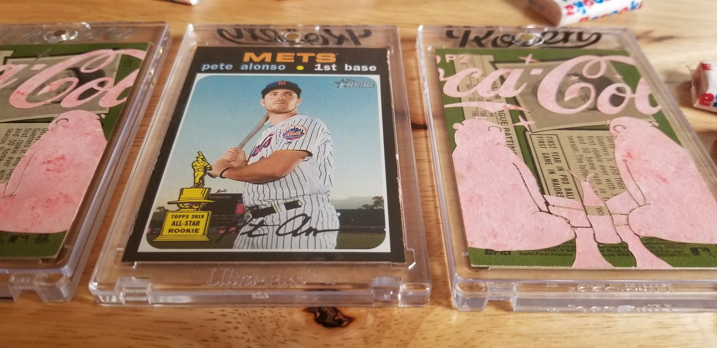 Baseball card art by Matthew Lee Rosen (aka Matthew Rosen) - Pete Alonso Polar Bears