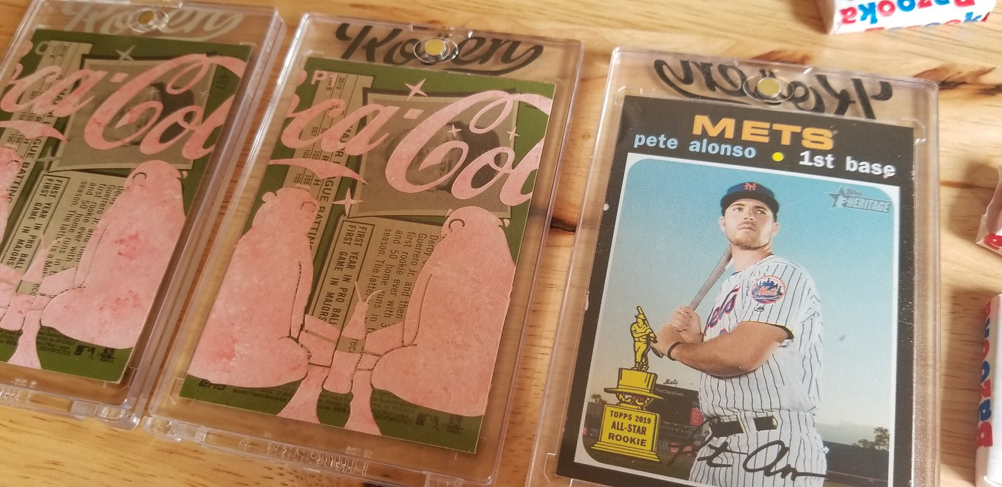 Baseball card art by Matthew Lee Rosen (aka Matthew Rosen) - Pete Alonso Polar Bears