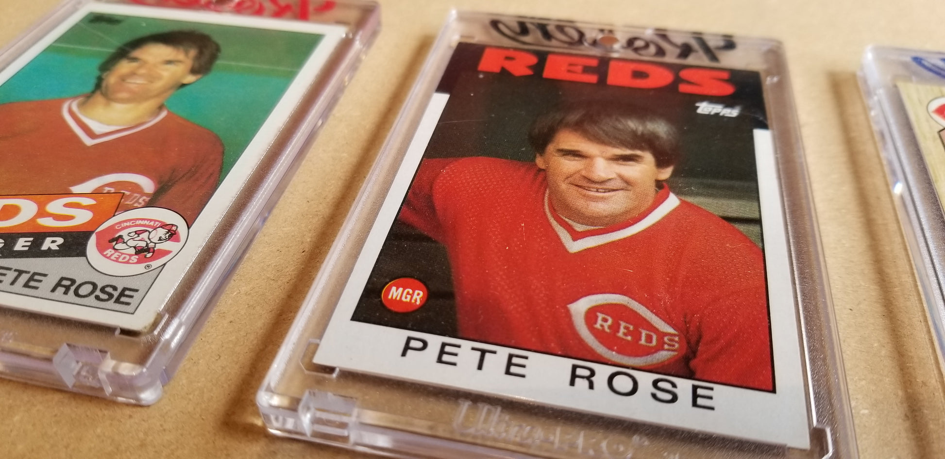 Baseball card art by Matthew Lee Rosen (aka Matthew Rosen) - Gum Stick Collector Cards - Pete Rose Manager (Asterisks)