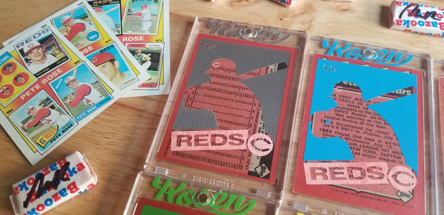 Baseball card art by Matthew Lee Rosen (aka Matthew Rosen) - Pete Rose 360B (Warhol)