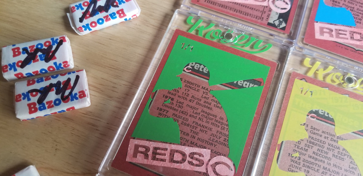 Baseball card art by Matthew Lee Rosen (aka Matthew Rosen) - Pete Rose 360B (Warhol)