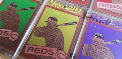 Baseball card art by Matthew Lee Rosen (aka Matthew Rosen) - Pete Rose 360B (Warhol)