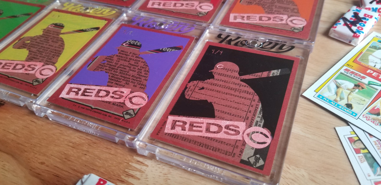 Baseball card art by Matthew Lee Rosen (aka Matthew Rosen) - Pete Rose 360B (Warhol)