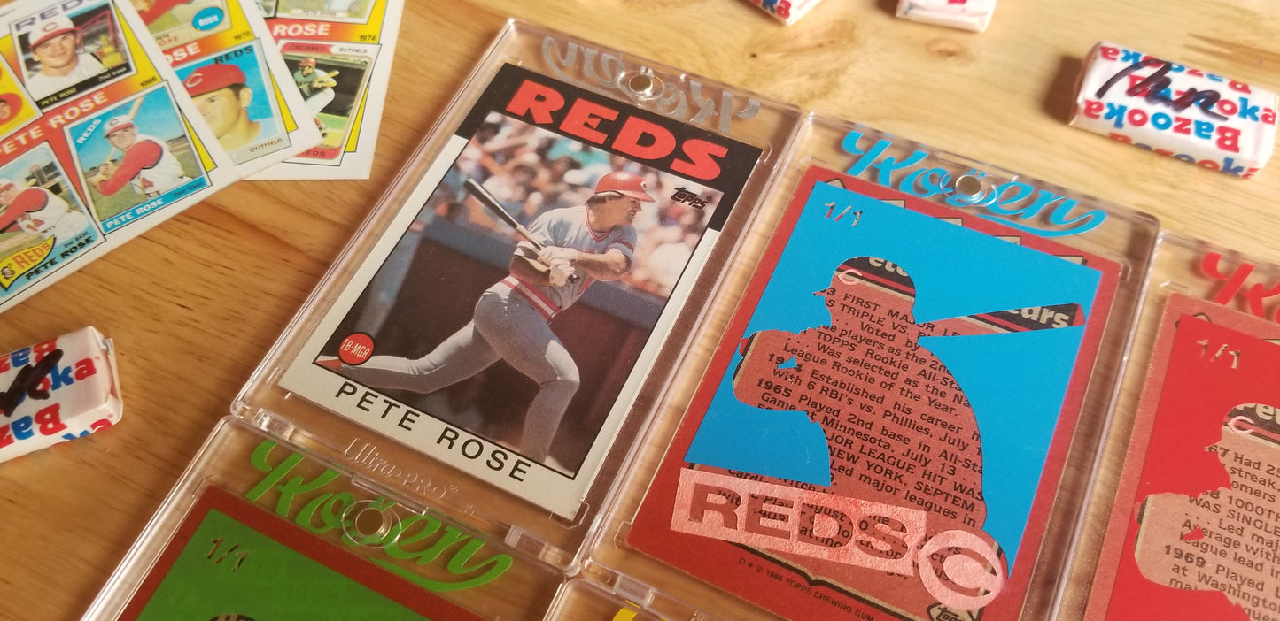 Baseball card art by Matthew Lee Rosen (aka Matthew Rosen) - Pete Rose 360B (Warhol)