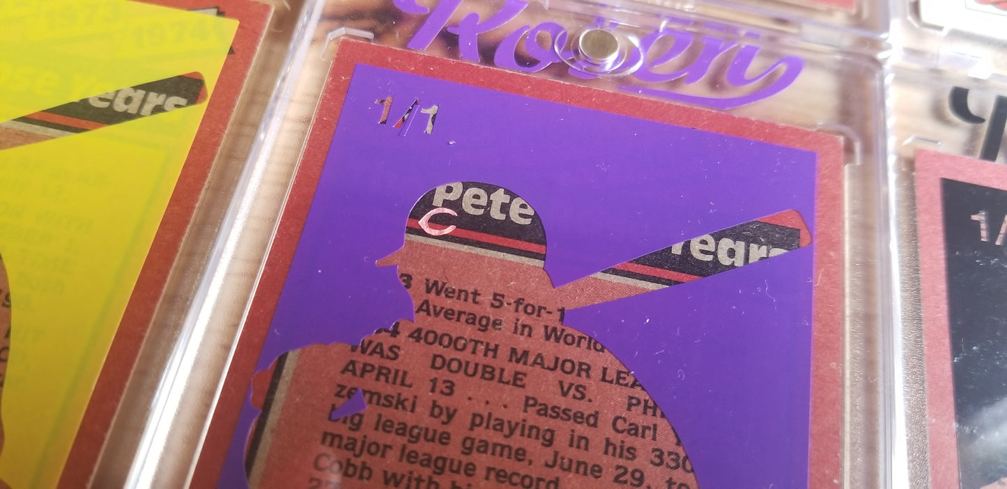 Baseball card art by Matthew Lee Rosen (aka Matthew Rosen) - Pete Rose 360B (Warhol)