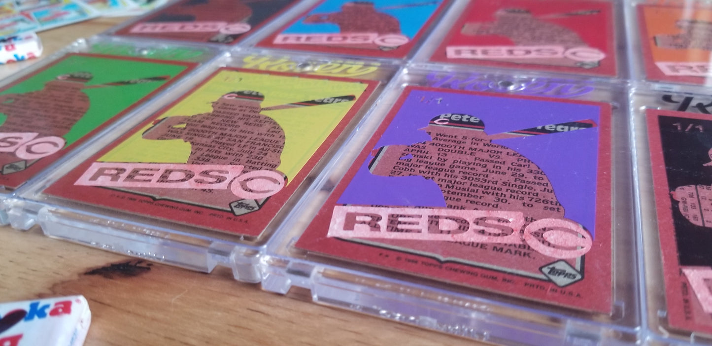 Baseball card art by Matthew Lee Rosen (aka Matthew Rosen) - Pete Rose 360B (Warhol)