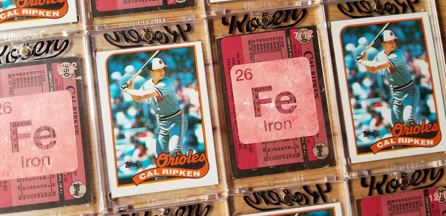 Baseball card art by Matt Rosen - Cal Ripken Jr. Iron