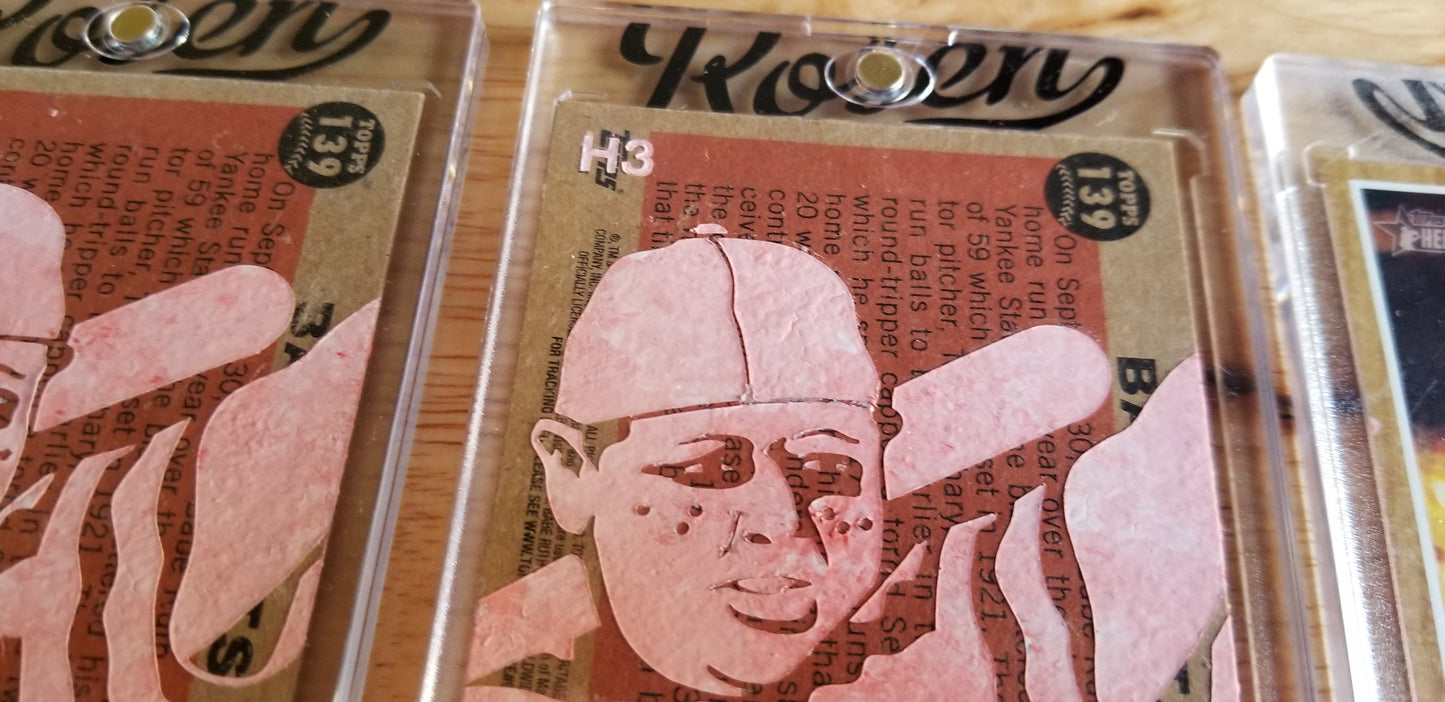 Baseball card art by Matthew Lee Rosen (aka Matthew Rosen) - Ham Porter