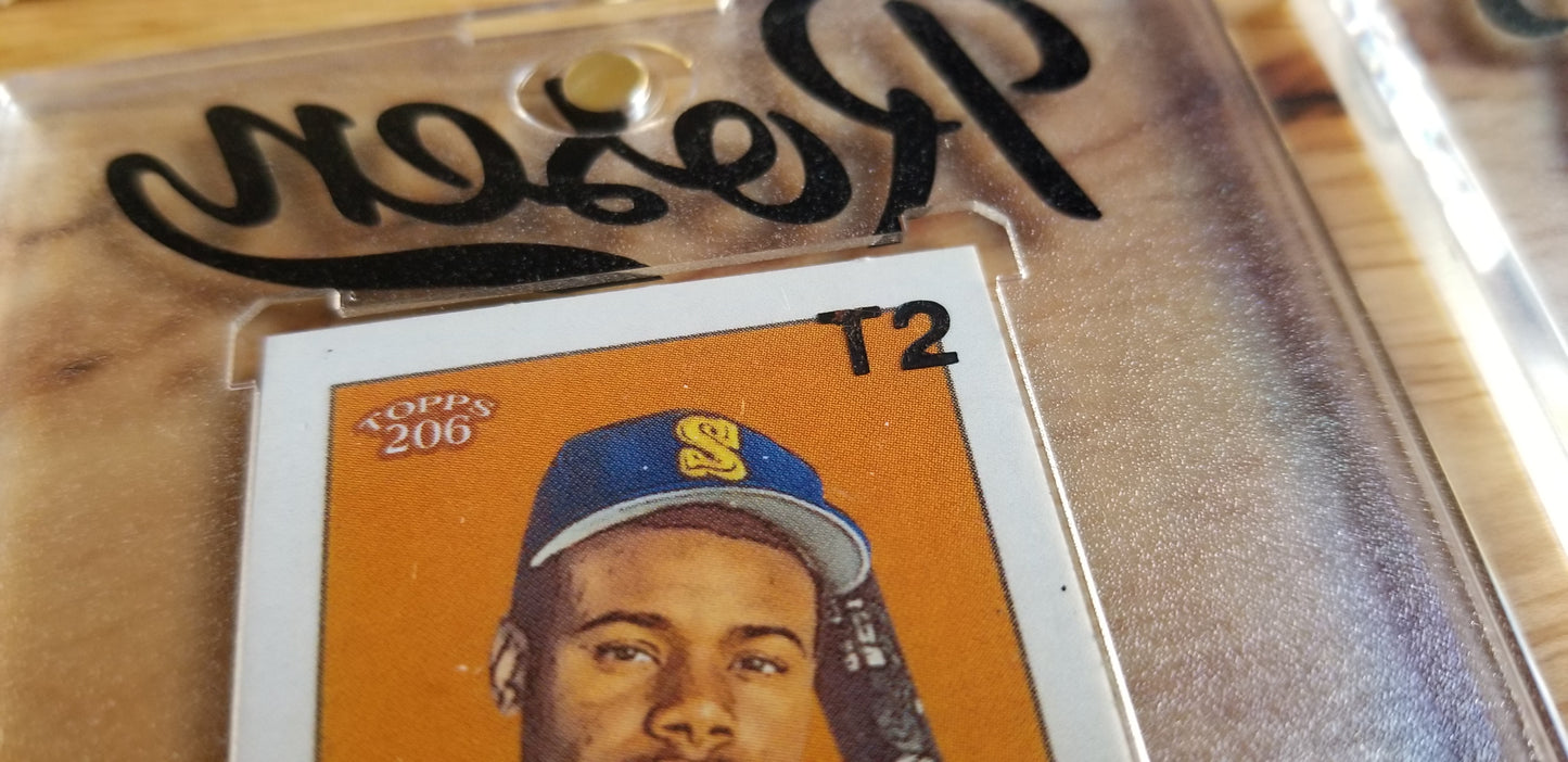 Baseball card art by Matthew Lee Rosen (aka Matthew Rosen) - Ken Griffey Jr. 1989 Topps Traded