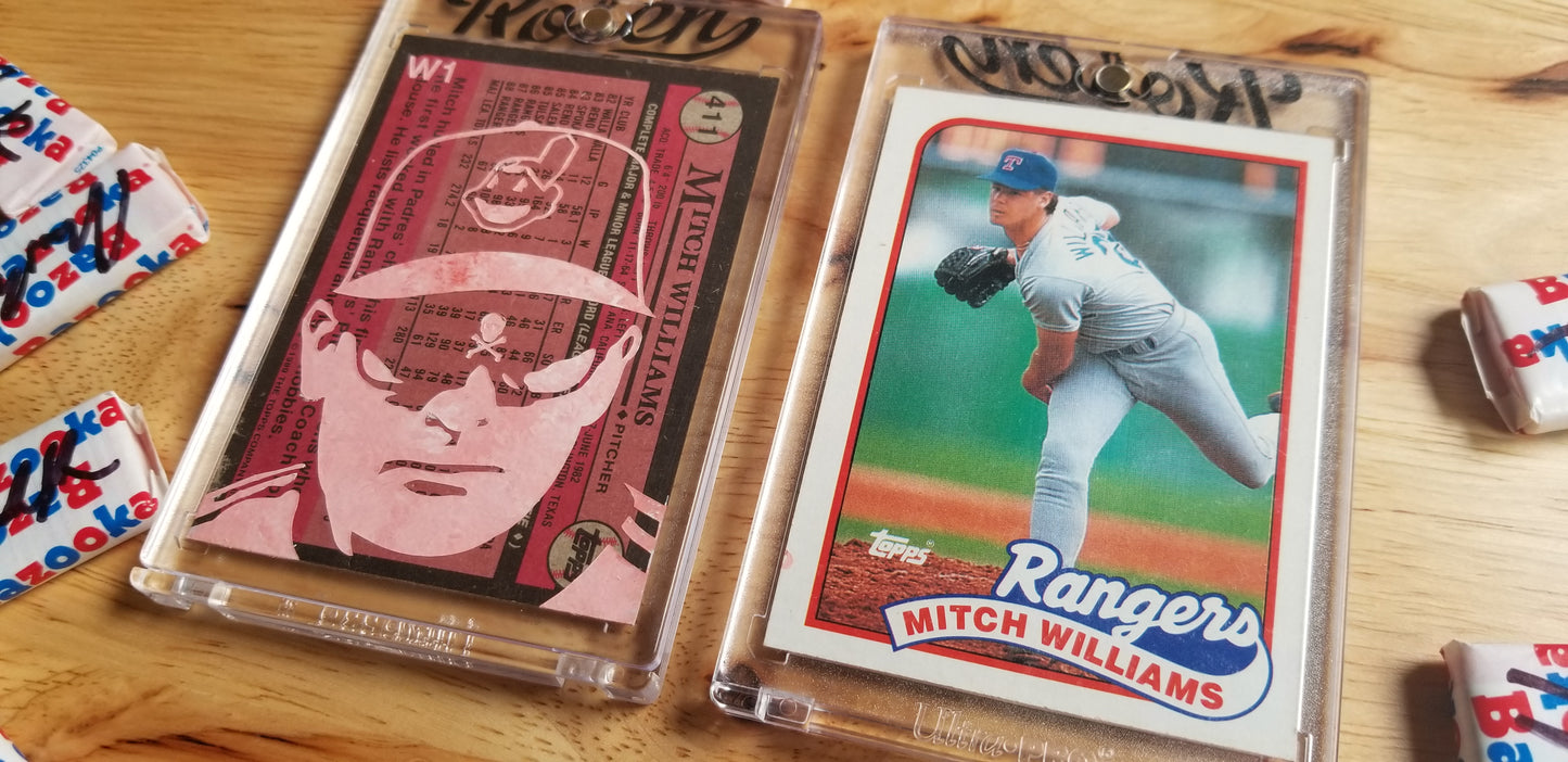 Baseball card art by Matthew Lee Rosen (aka Matthew Rosen) - Wild Thing