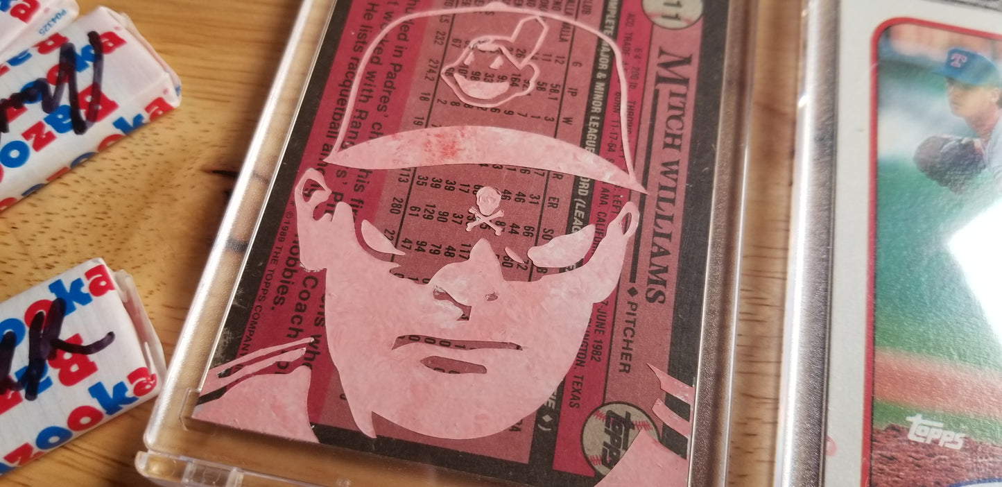 Baseball card art by Matthew Lee Rosen (aka Matthew Rosen) - Wild Thing