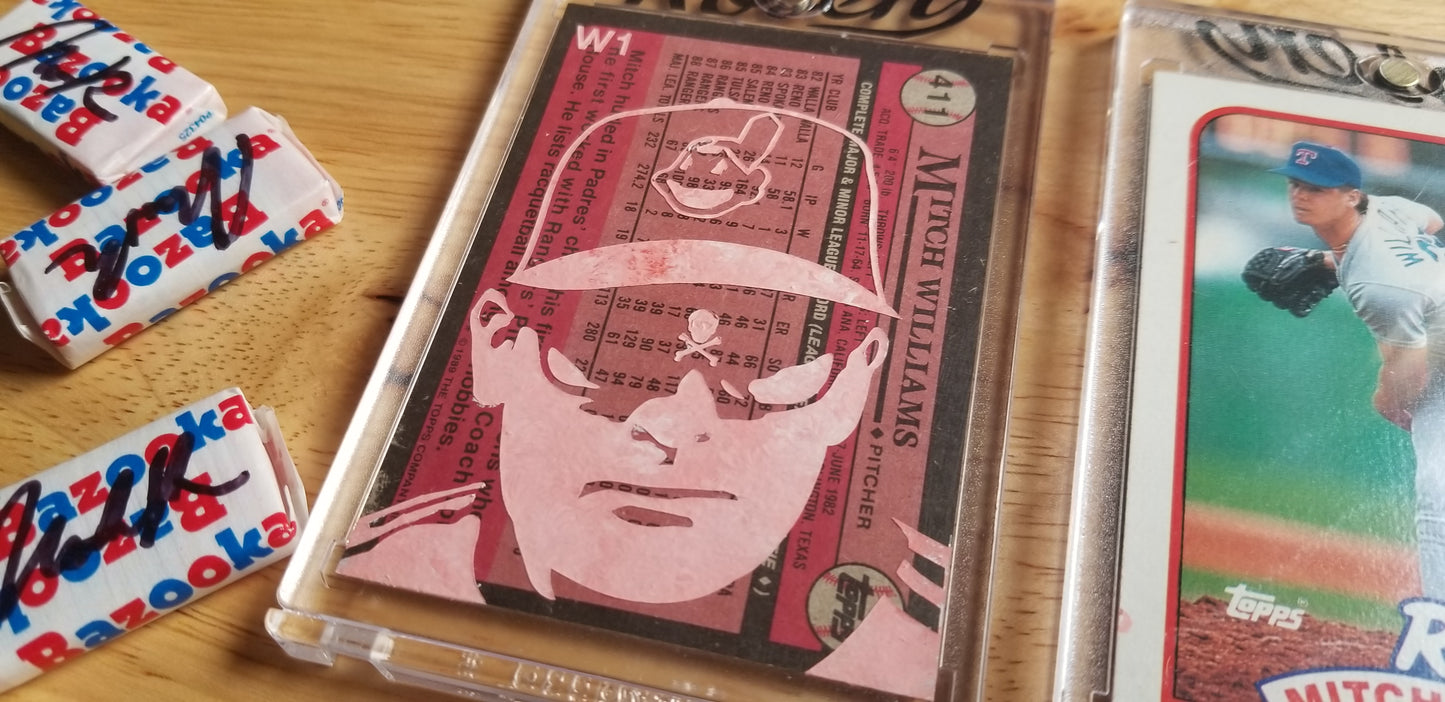 Baseball card art by Matthew Lee Rosen (aka Matthew Rosen) - Wild Thing