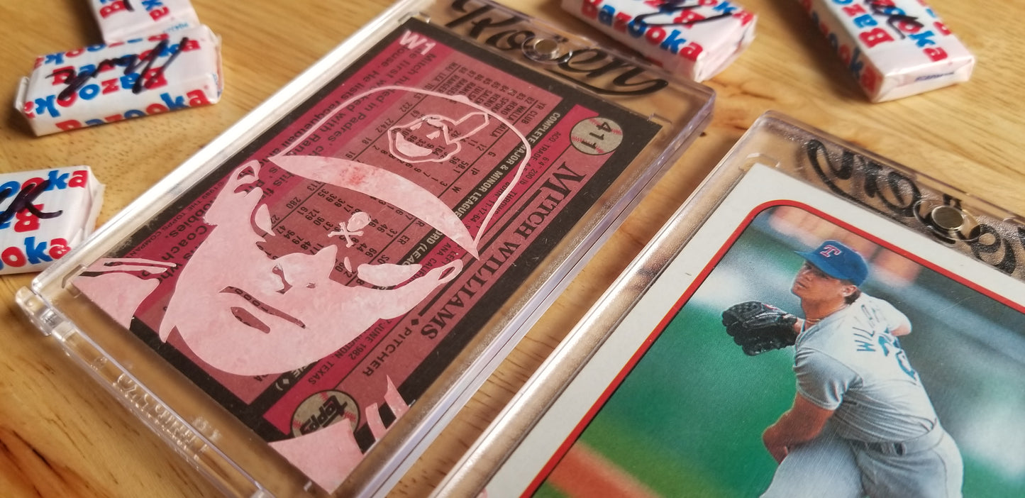 Baseball card art by Matthew Lee Rosen (aka Matthew Rosen) - Wild Thing