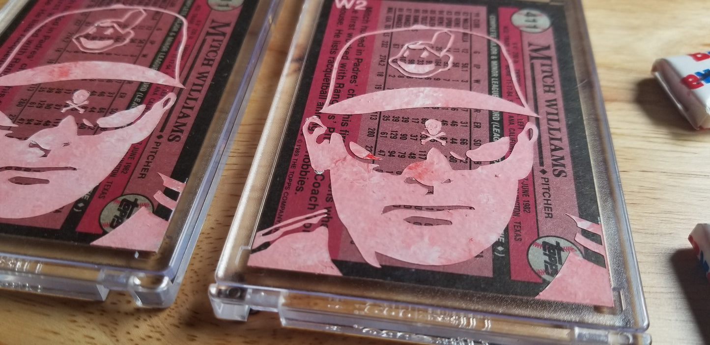 Baseball card art by Matthew Lee Rosen (aka Matthew Rosen) - Wild Thing