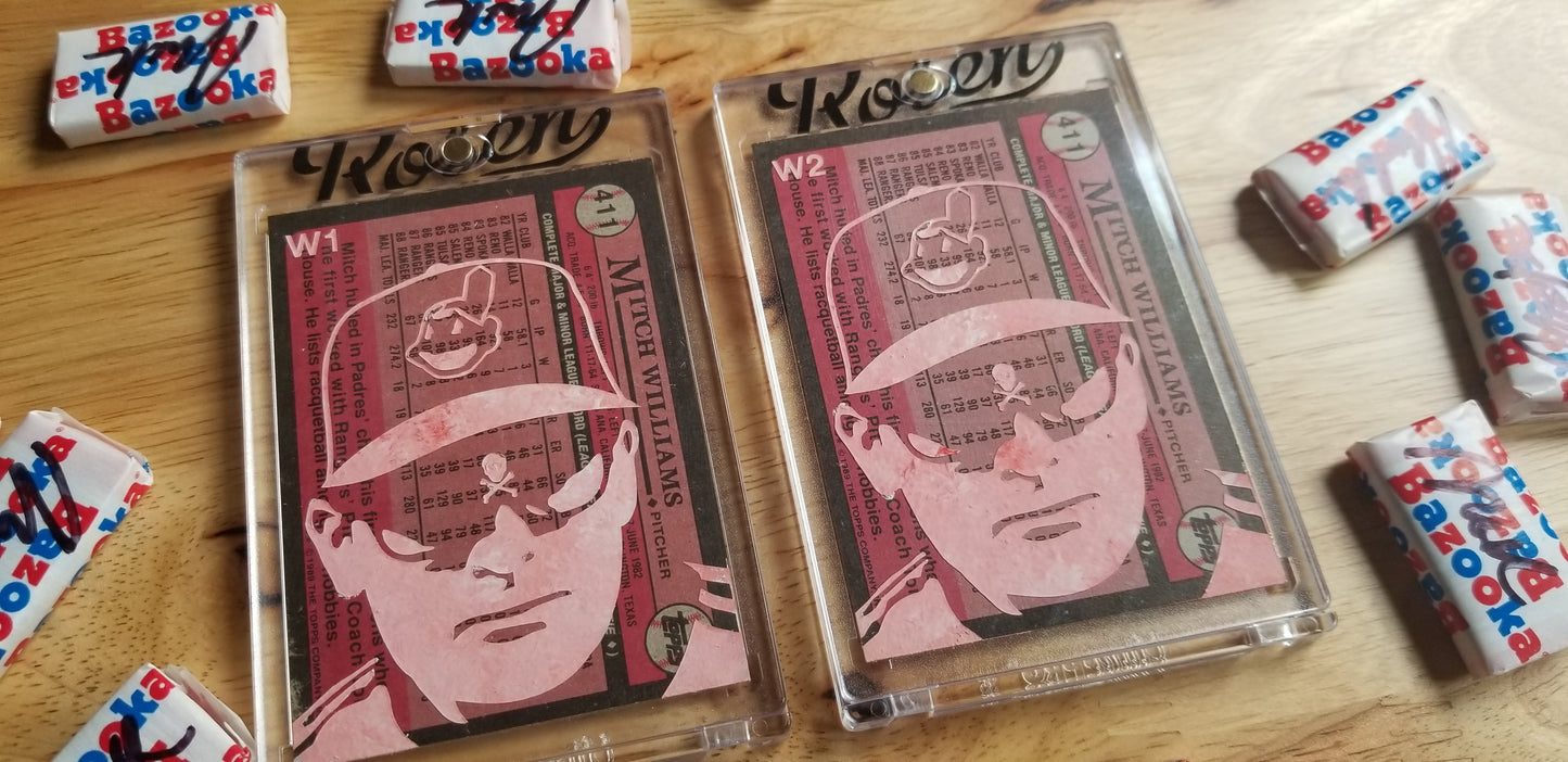 Baseball card art by Matthew Lee Rosen (aka Matthew Rosen) - Wild Thing