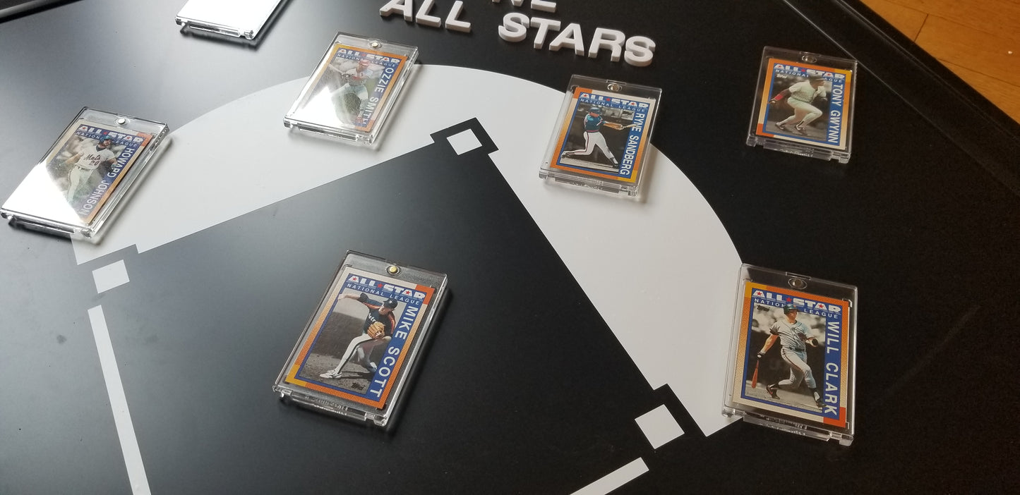 Baseball card art by Matthew Lee Rosen (aka Matthew Rosen) - Custom Magnet Board