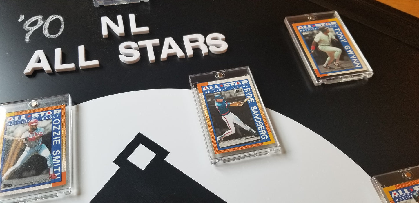 Baseball card art by Matthew Lee Rosen (aka Matthew Rosen) - Custom Magnet Board