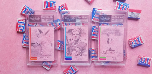 1982 Topps Gum Slabs by Matthew Lee Rosen