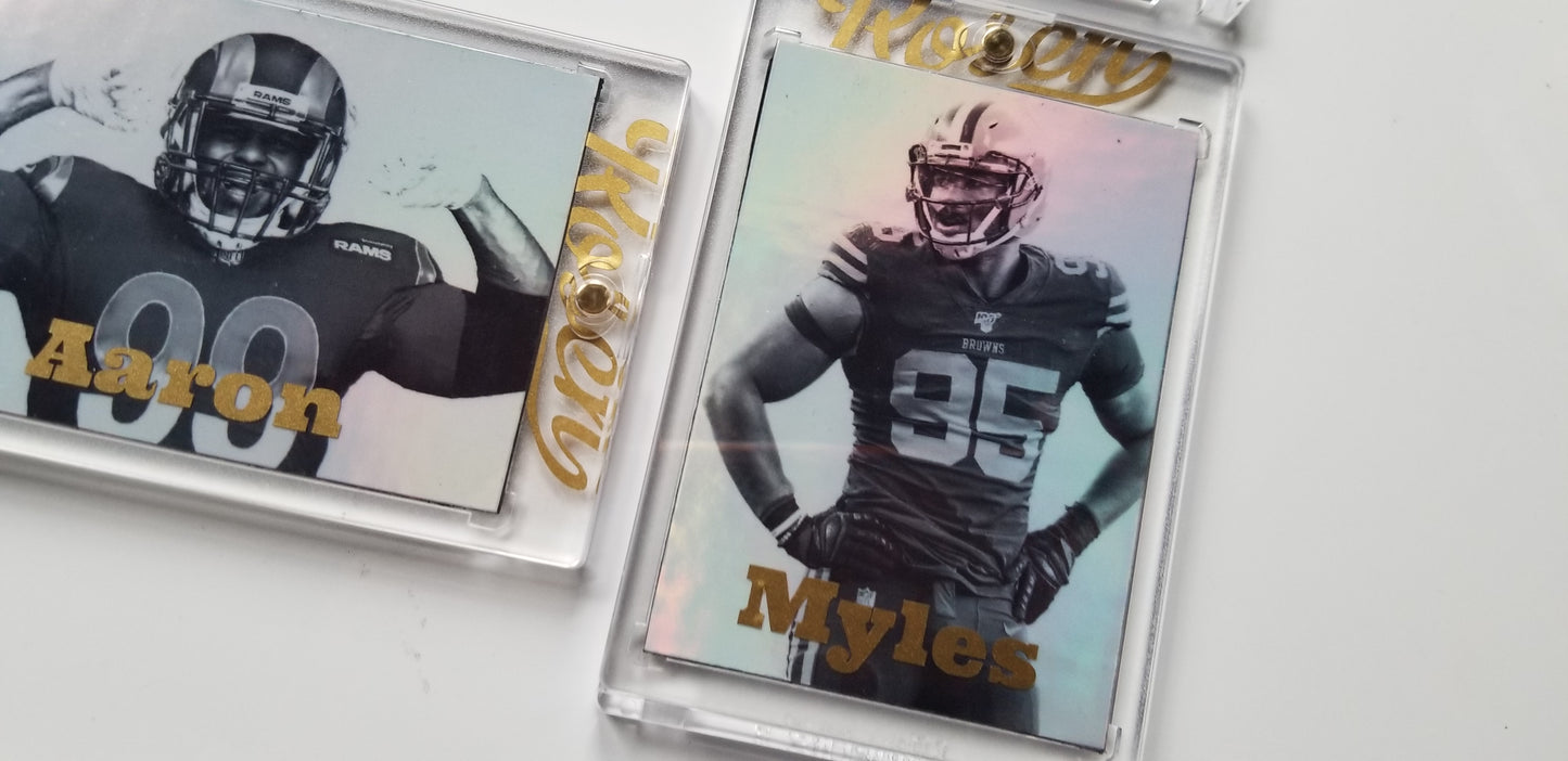 Matthew Lee Rosen - NFL Ultra Series 1 - Lamar Jackson, Aaron Donald & Myles Garrett