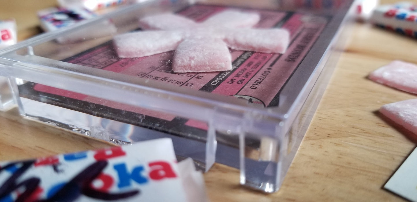 Real homemade bubble gum by baseball card artist Matthew Lee Rosen