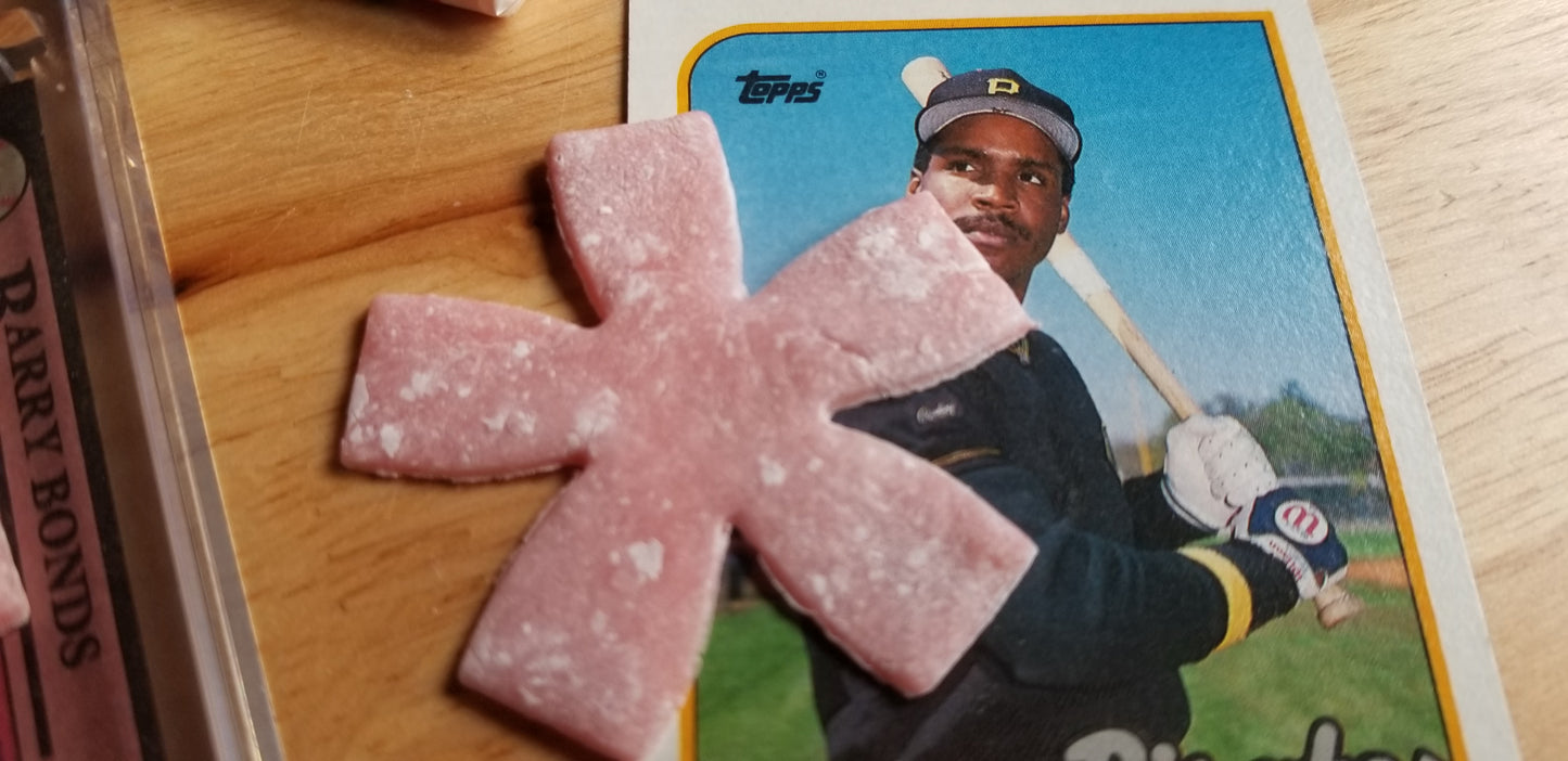 Real homemade bubble gum by baseball card artist Matthew Lee Rosen