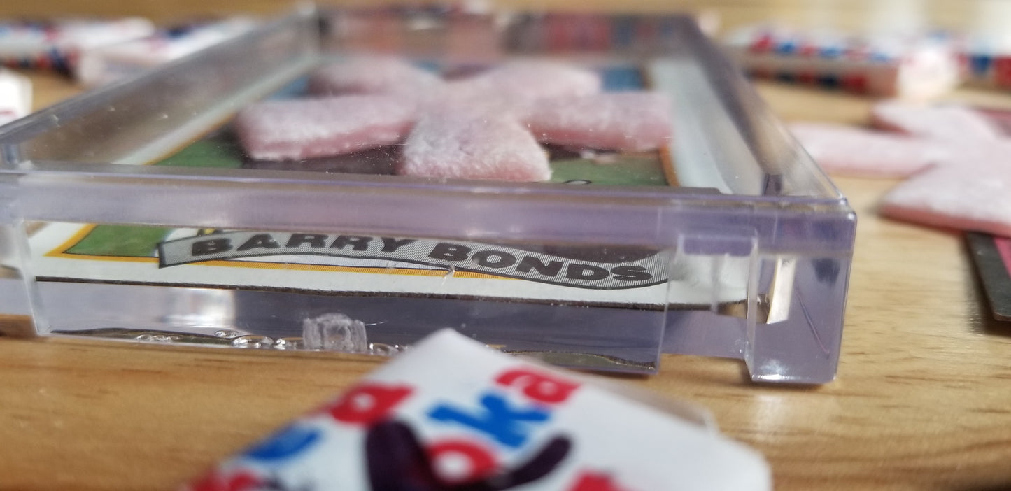 Real homemade bubble gum by baseball card artist Matthew Lee Rosen