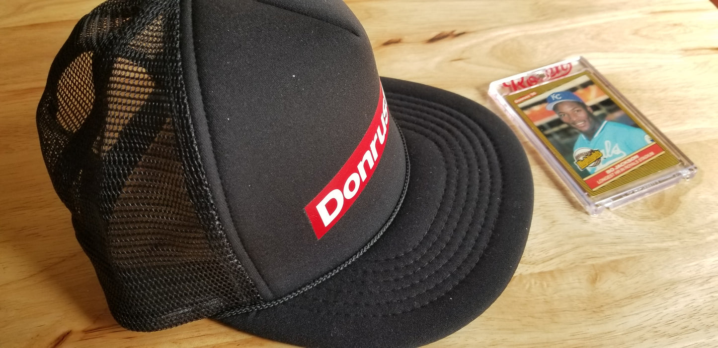 1986 Donruss trucker cap by baseball card artist Matthew Rosen 