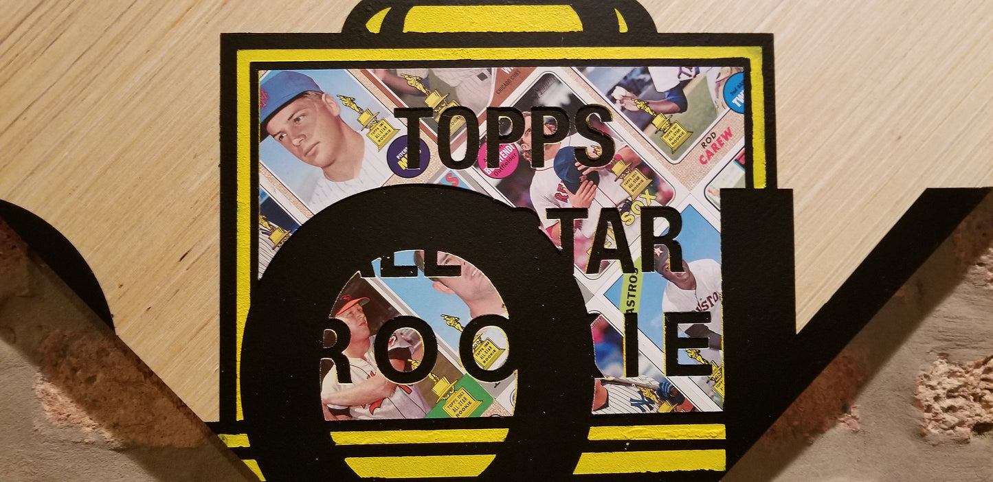 Baseball card art by Matthew Lee Rosen (aka Matthew Rosen) - Topps All-Star Rookie