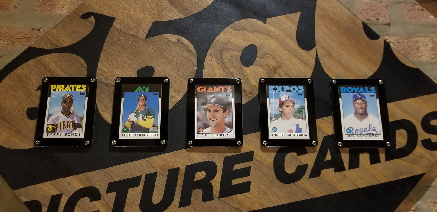 Baseball card art by Matthew Lee Rosen (aka Matthew Rosen) - Custom Baseball Card Display